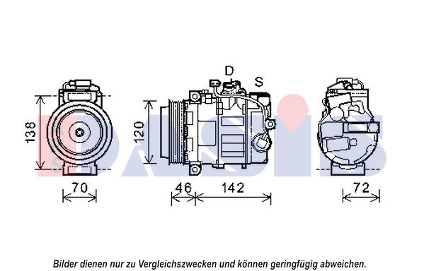 AKS DASIS Kompressori, ilmastointilaite 852604N